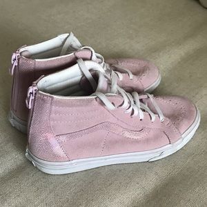 Vans High top zip pnk shimmer kids sneaker